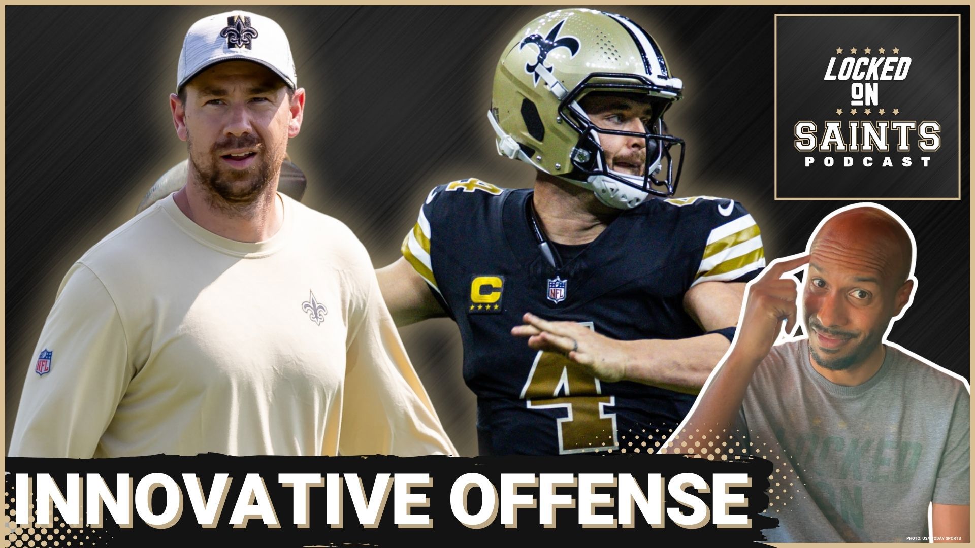 New Orleans Saints offensive coordinator Klint Kubiak is adding much more than just motion and play action to Derek Carr and the Saints offense.