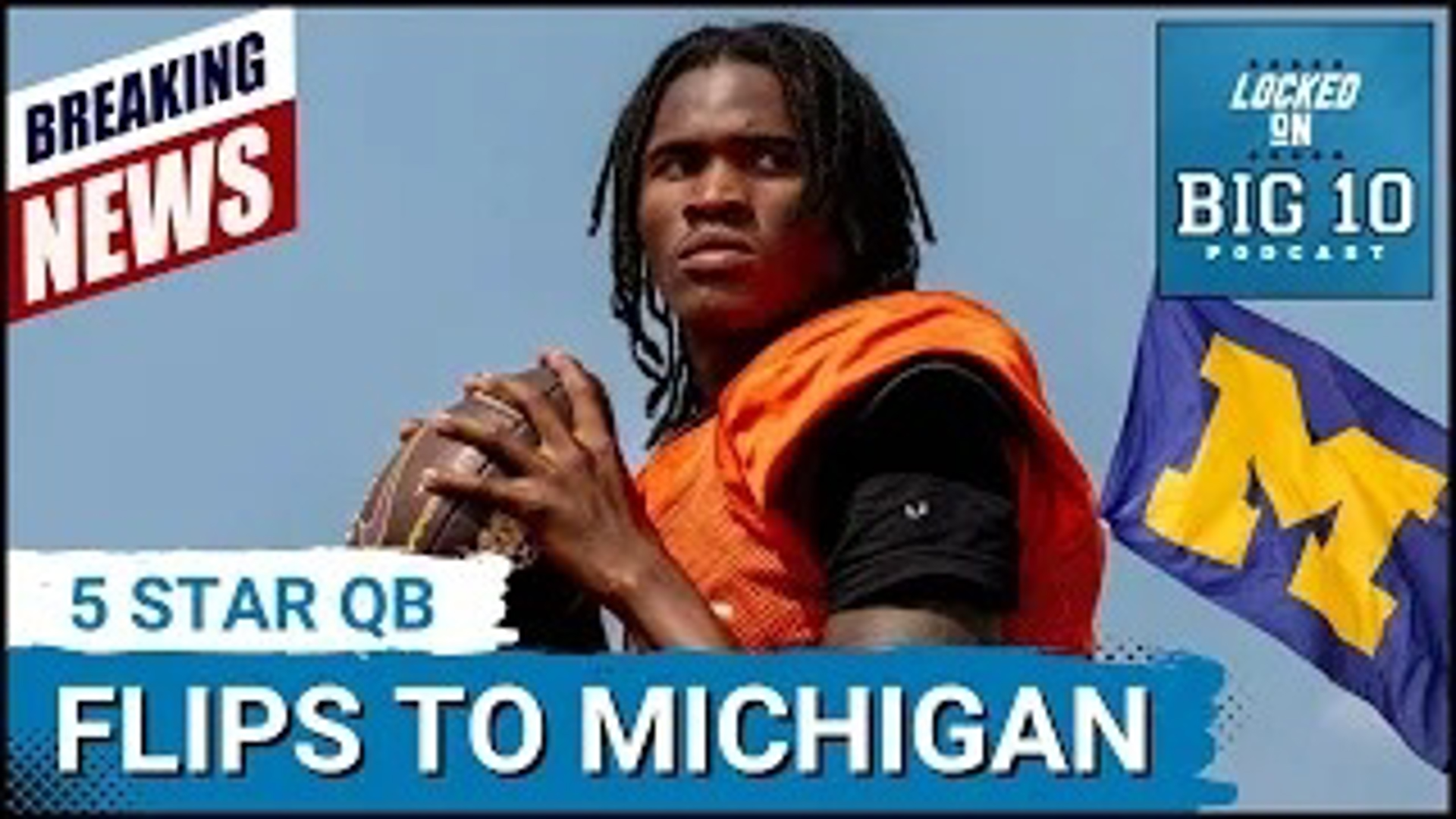 Michigan football just flipped 5 star quarterback Bryce Underwood from LSU days before the start of the college football signing period.