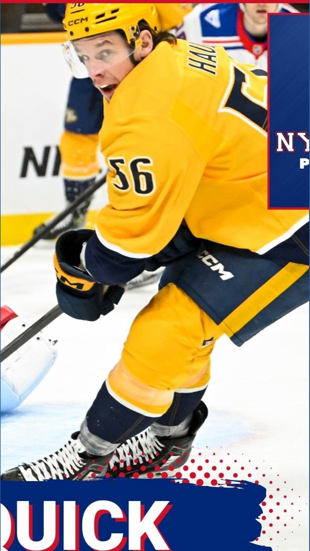 Rangers FAIL Jonathan Quick with BRUTAL showing against the Preds ...