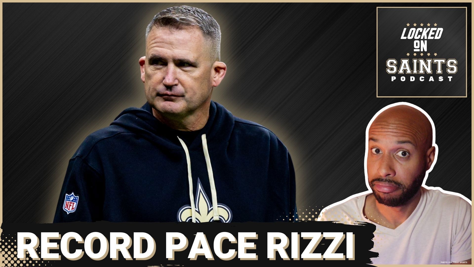 New Orleans Saints  interim head coach Darren Rizzi eyeing a record-setting start.