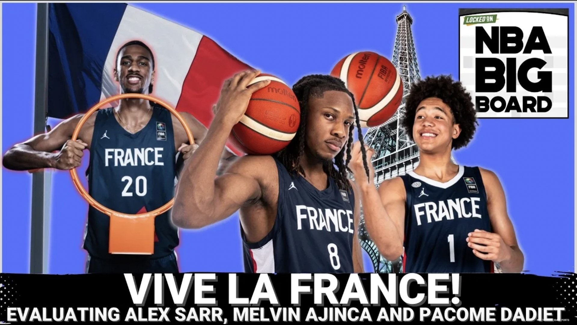Vive la France! The top French NBA prospects Part I Alex Sarr, Melvin Ajinca & Dadiet