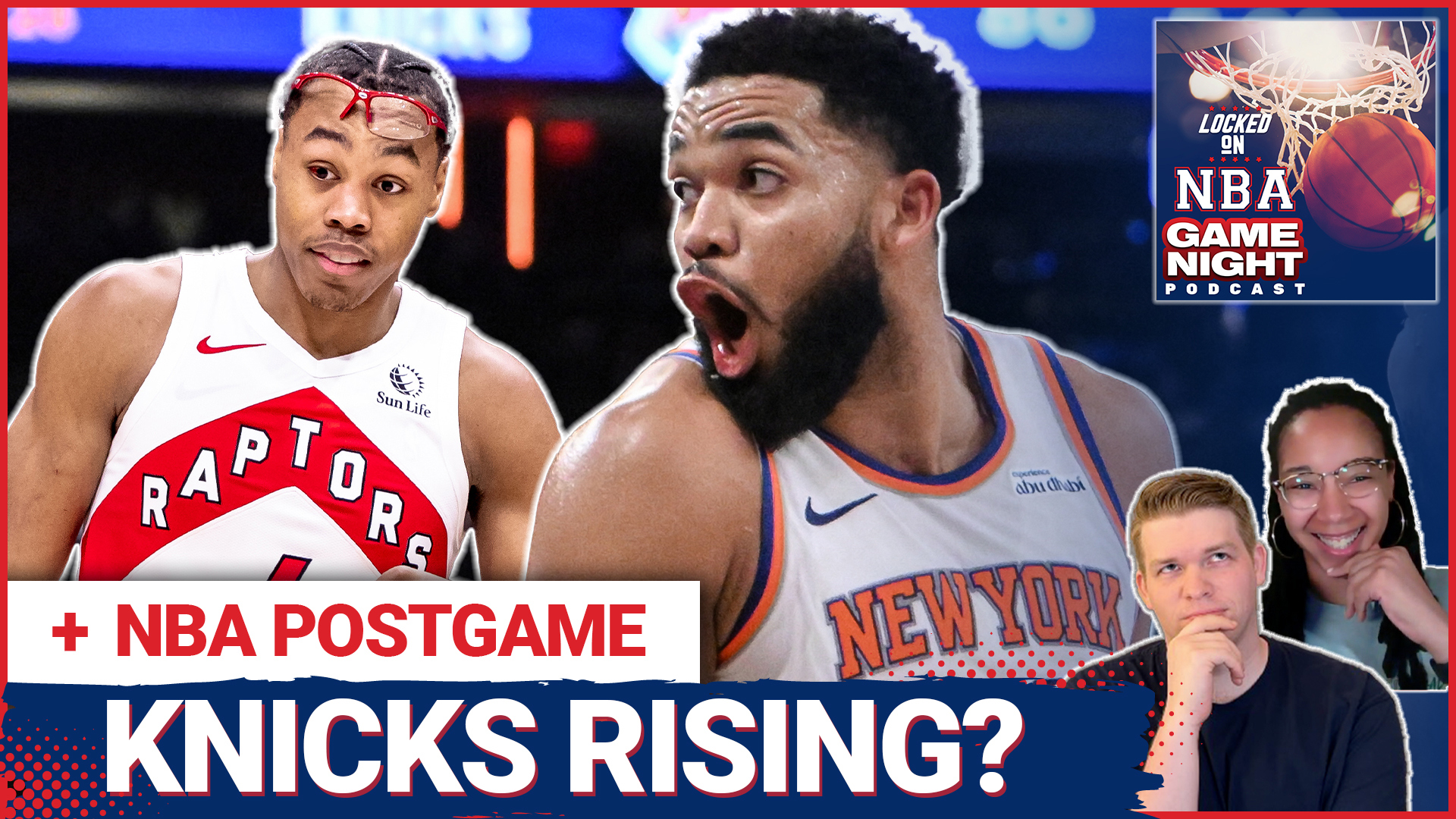 Knicks secure a thrilling win over the Raptors, with Karl-Anthony Towns shining in the clutch. Dive into NBA insights and post-game reactions on Locked On NBA.