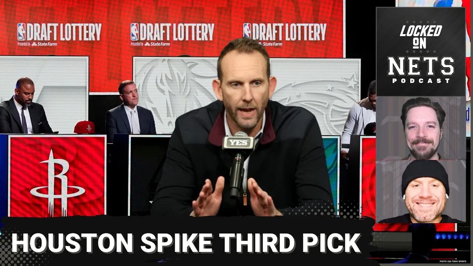 Brooklyn Nets Hand Rockets 3 Pick In The NBA Draft Lottery, Because Of