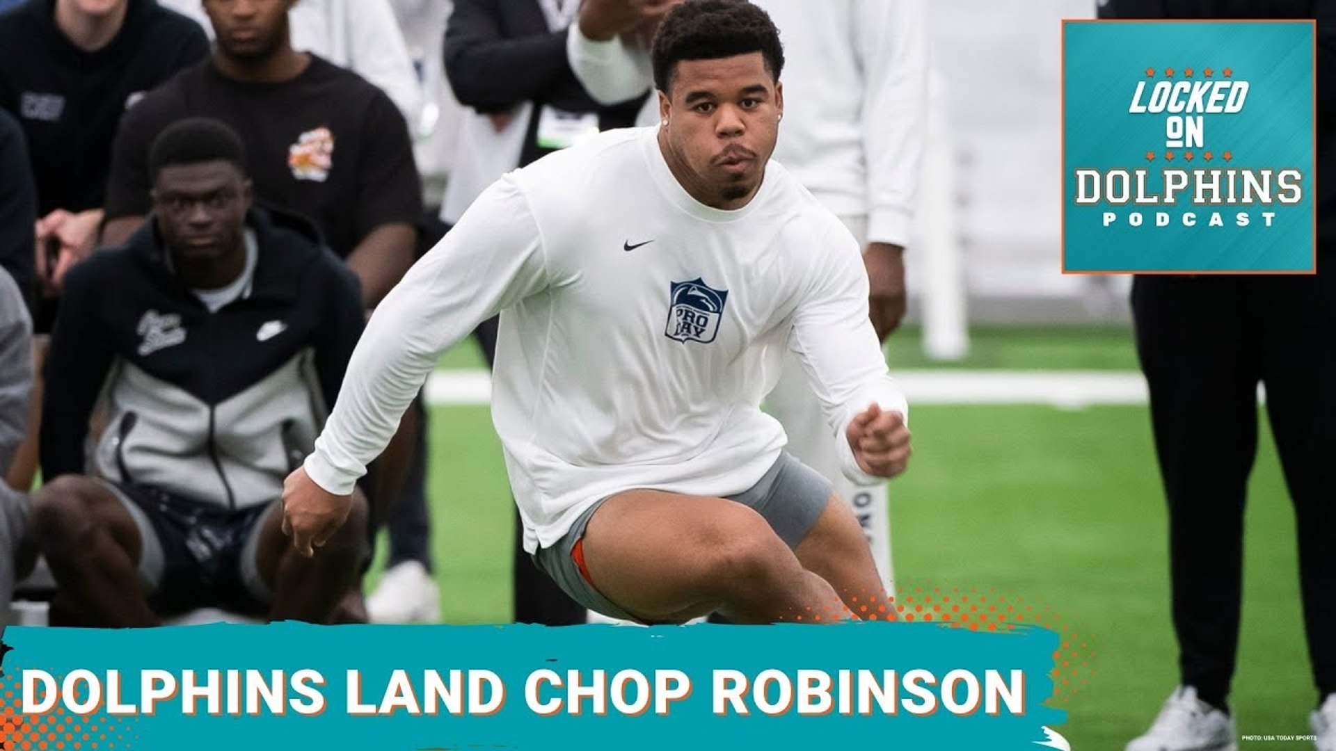 Pass rusher it is! The Miami Dolphins made their first 1st-round draft selection in three years on Thursday night, adding Penn State pass rusher Chop Robinson.