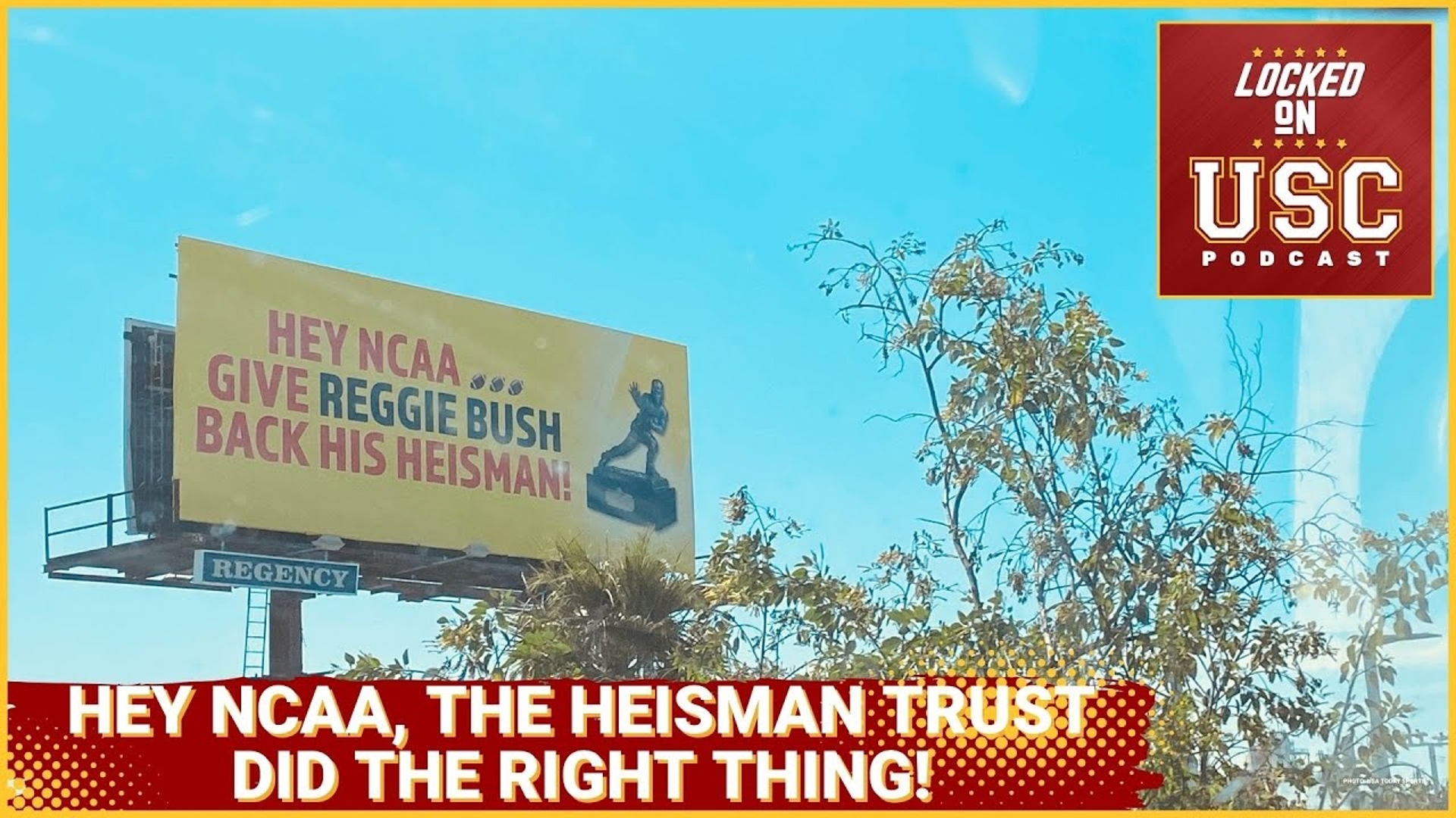 Reggie Bush and USC are getting their 8th Heisman Trophy back! The Heisman Trust announced that they will recognize his Heisman Award despite the NCAA's ruling.