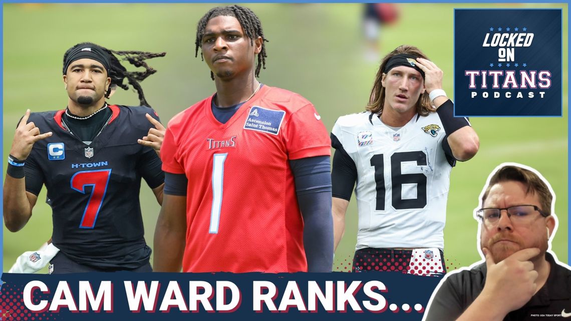 AFC SOUTH POSITION RANKINGS: Cam Ward THIRD BEST QB, Set for TOP SPOT ...