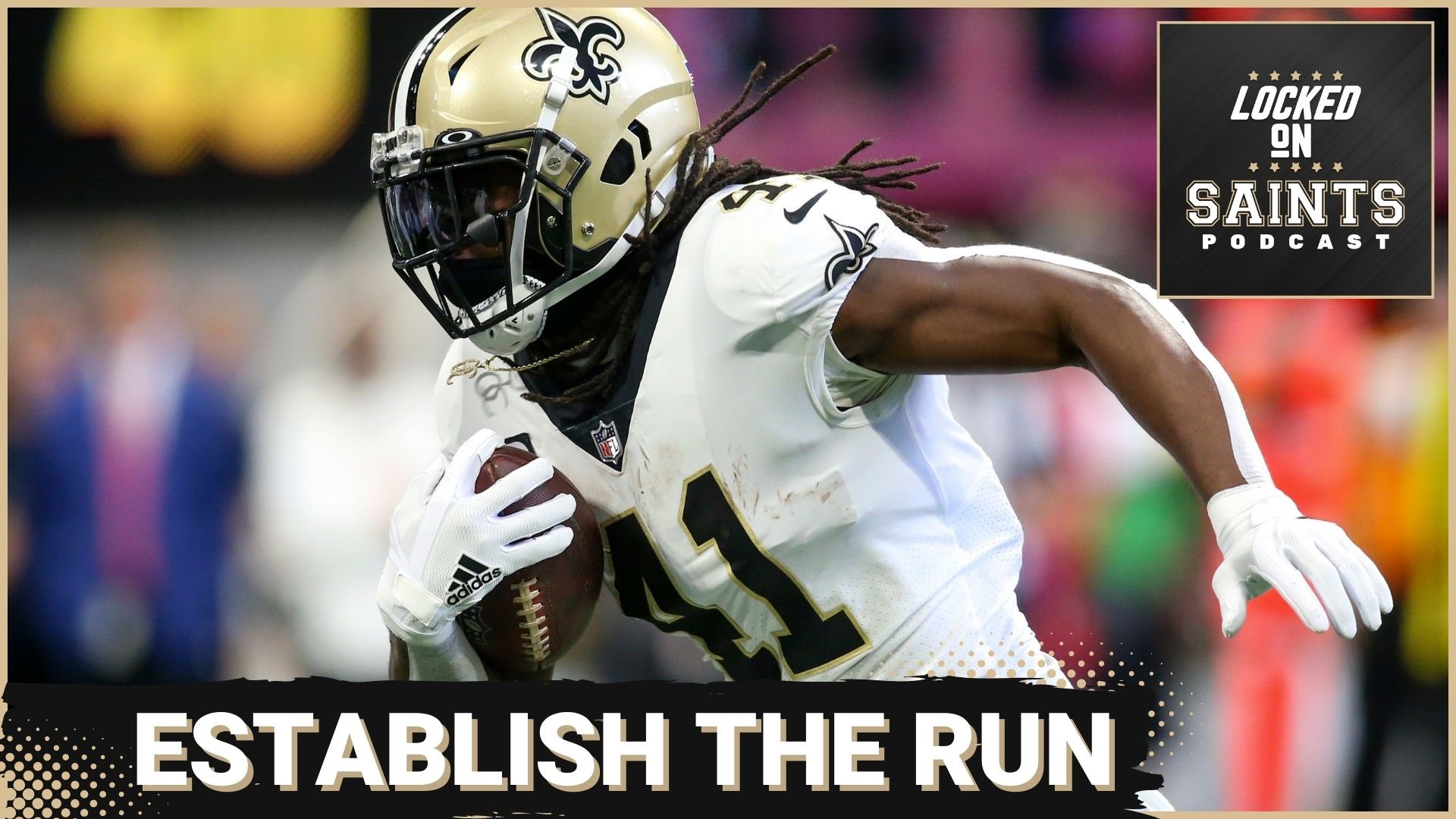 New Orleans Saints Alvin Kamara couldn't get going against the Atlanta Falcons once the team had to abandon the run game.