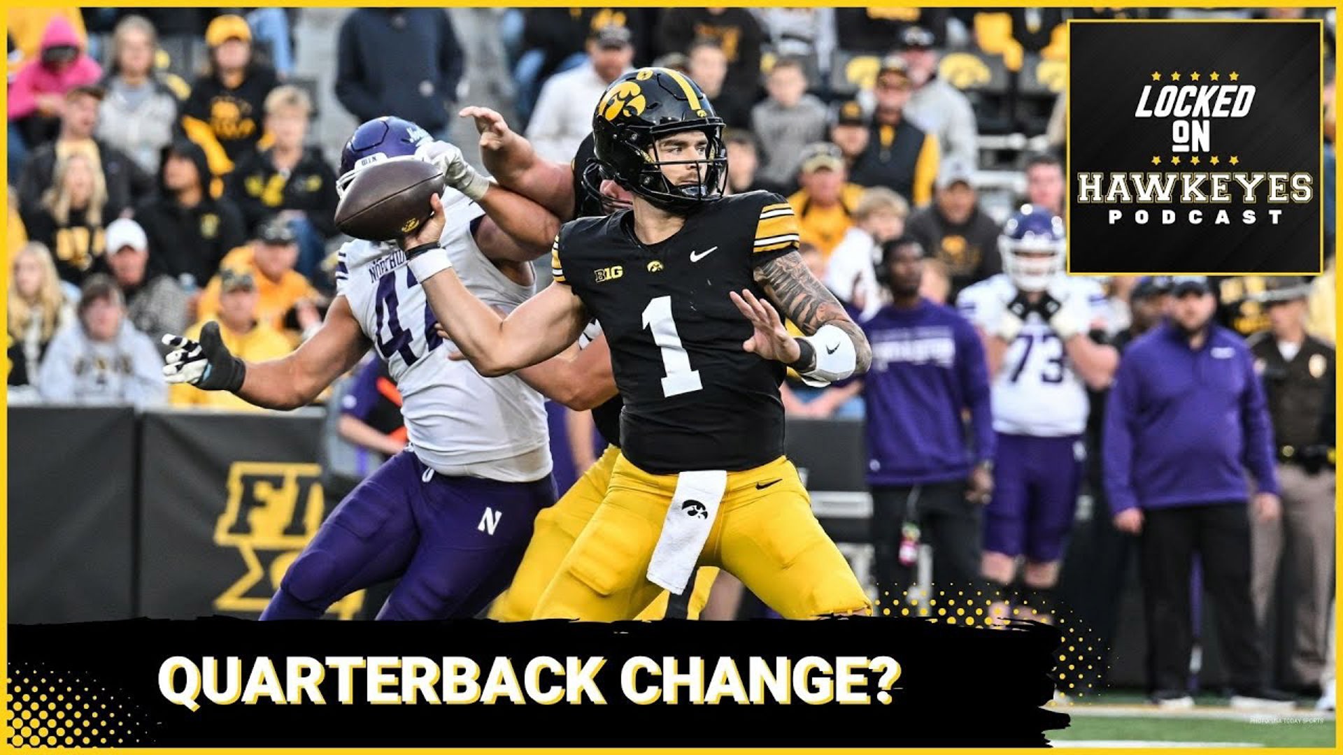 Iowa Football dominates Northwestern and a QB Change to Brendan Sullivan