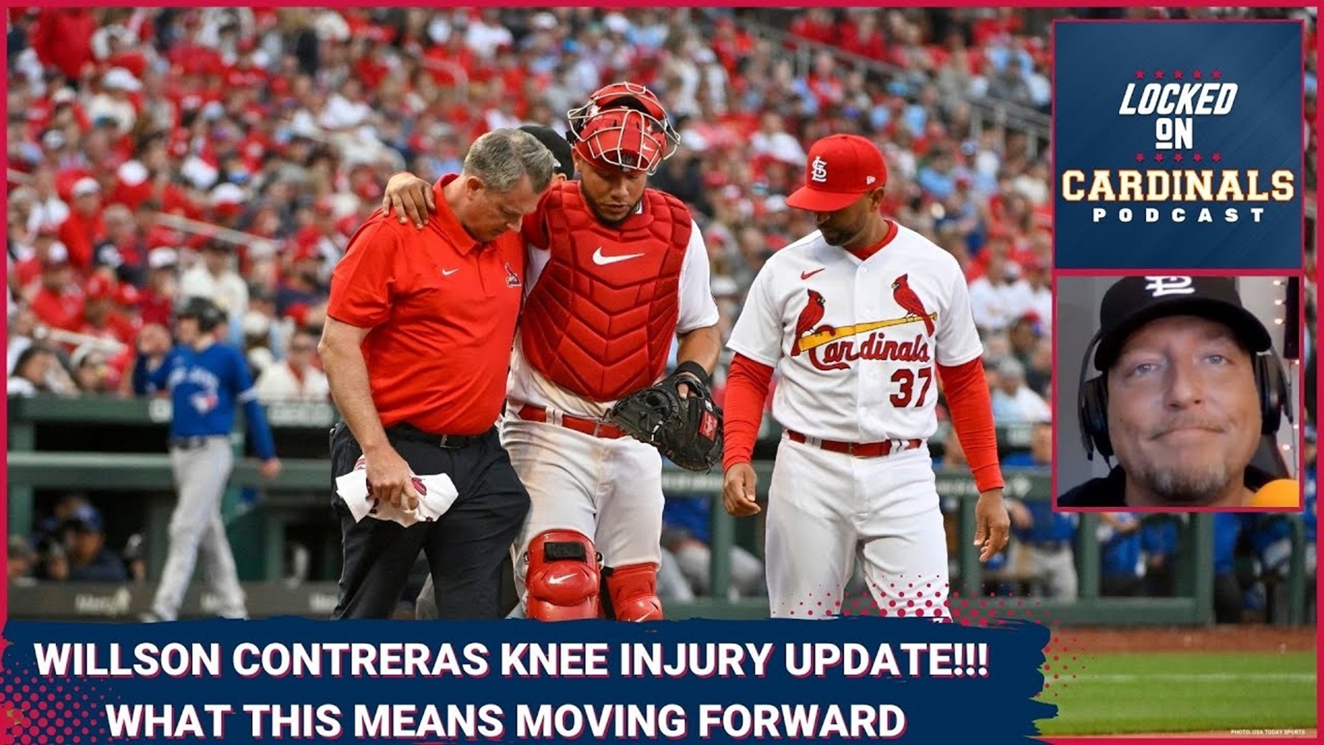 Update on the knee injury to St. Louis Cardinals catcher Willson Contreras, breakdown of Opening Day