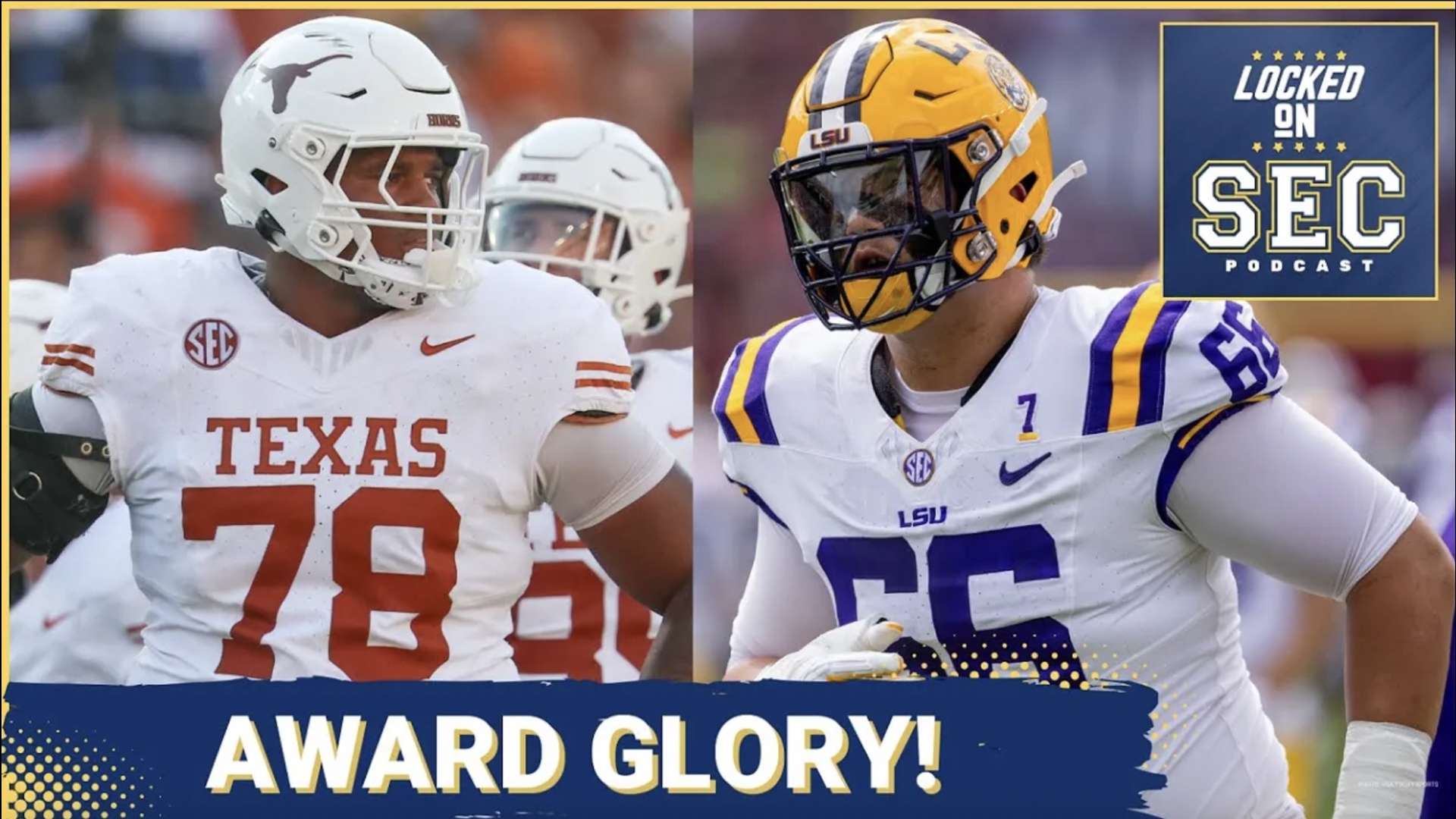 SEC Award Season, Texas OL Kelvin Banks Interview, LSU OL Will Campbell Interview, All-Freshman Team