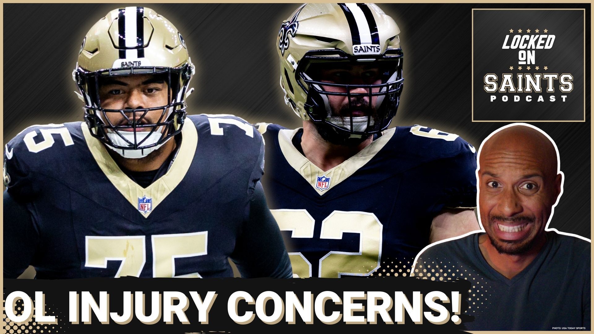 The New Orleans Saints May have to face off with the Dallas Cowboys with out Taliese Fuaga and Lucas Patrick protecting Derek Carr.