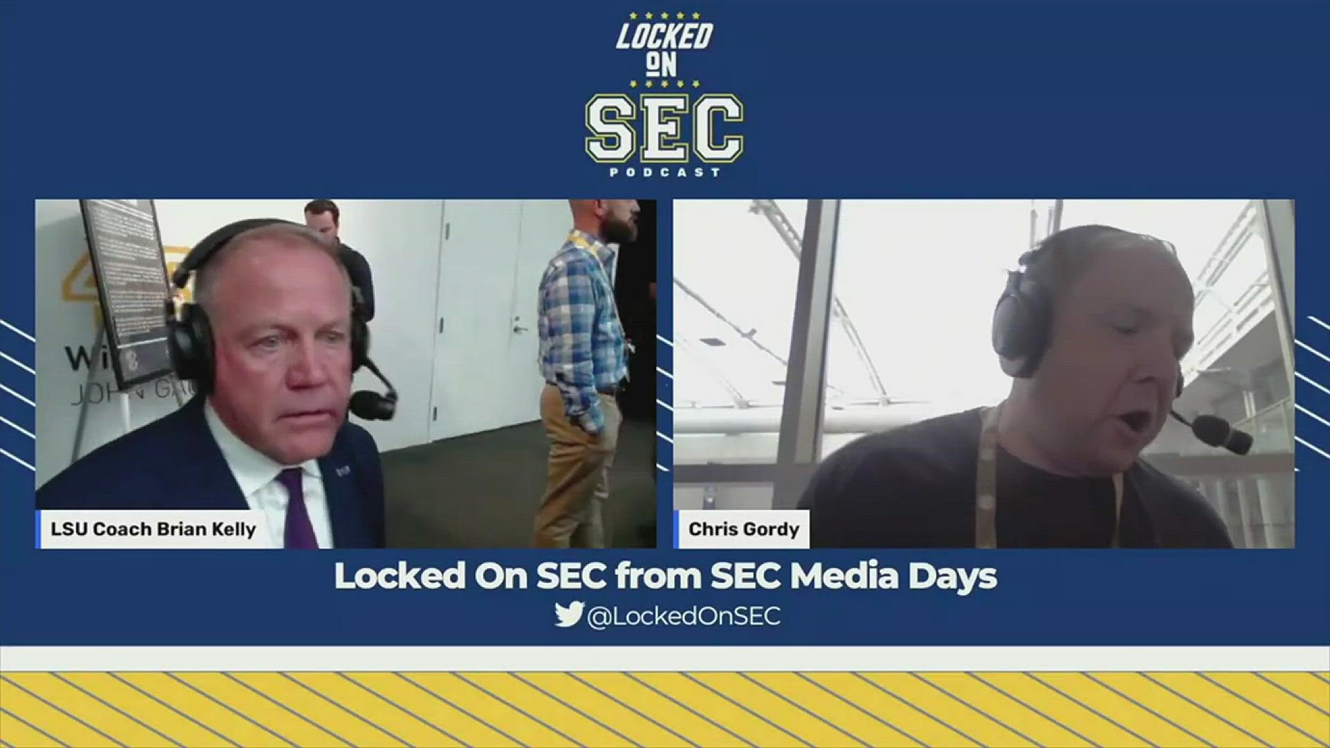 Conversation from SEC Media Days with LSU head coach Brian Kelly as he prepares to coach his first season in the SEC. How has he settled in so far in Baton Rouge?