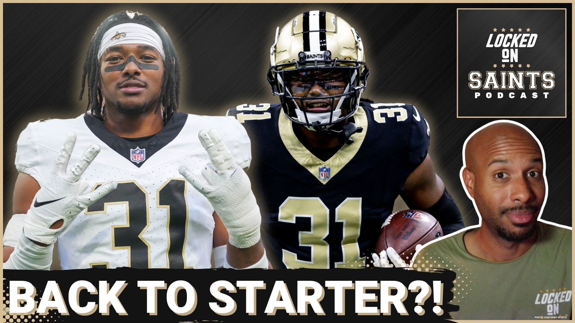 New Orleans Saints safety Jordan Howden is listed as the starting safety for on the team's unofficial week 1 depth chart.