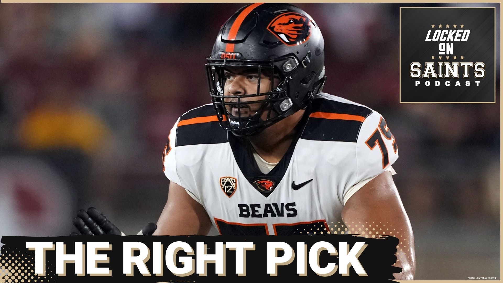 The New Orleans Saints were able to stand pat at No. 14 overall in the 2024 NFL Draft and still land Oregon State OT Taliese Fuaga. It was the right pick.