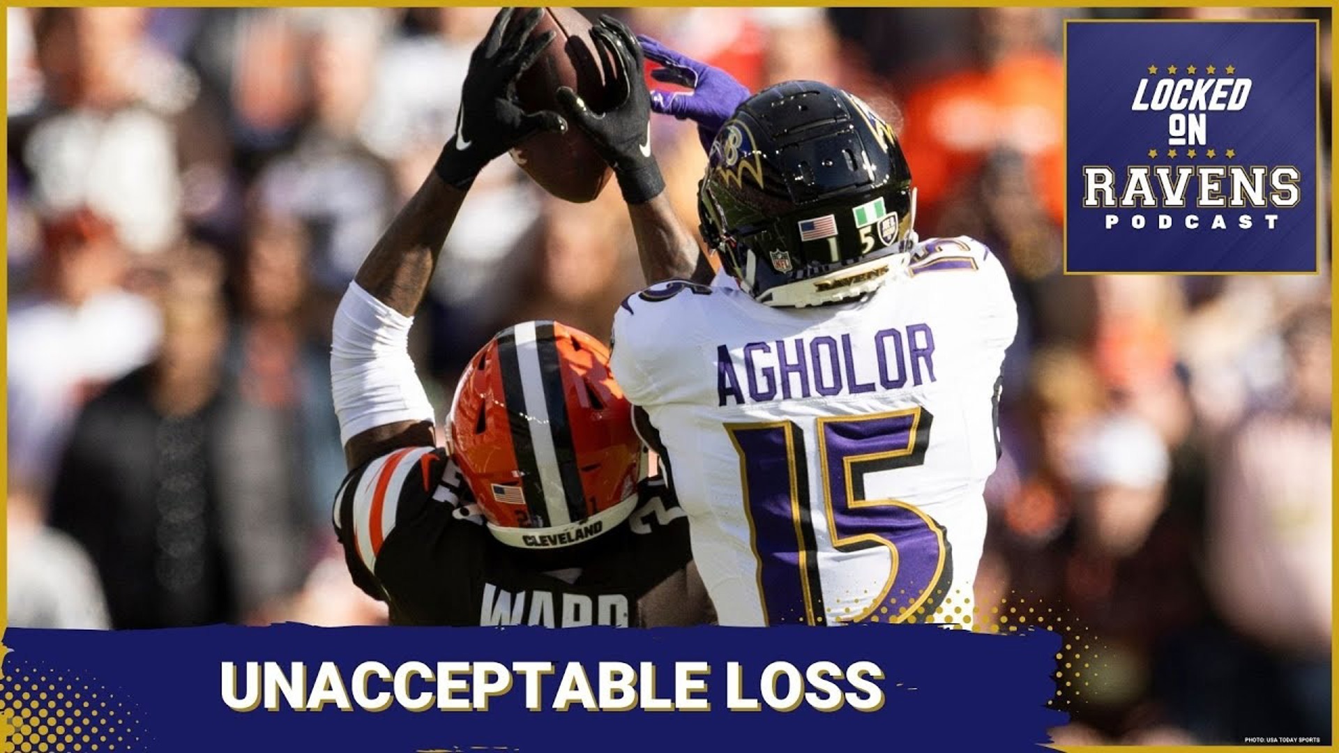 We look at the Baltimore Ravens suffering an unacceptable loss to the Cleveland Browns in Week 8, discussing what happened and more.