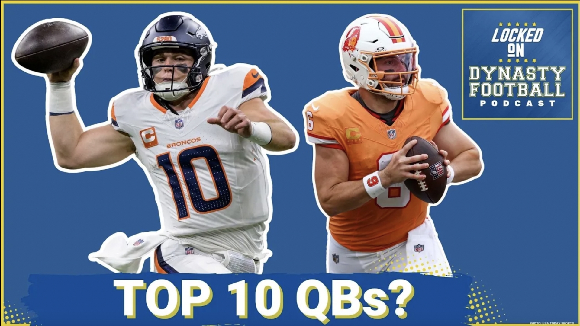 Baker Mayfield and Bo Nix are both top-10 quarterbacks in scoring through the first eight weeks of the 2024 NFL season.