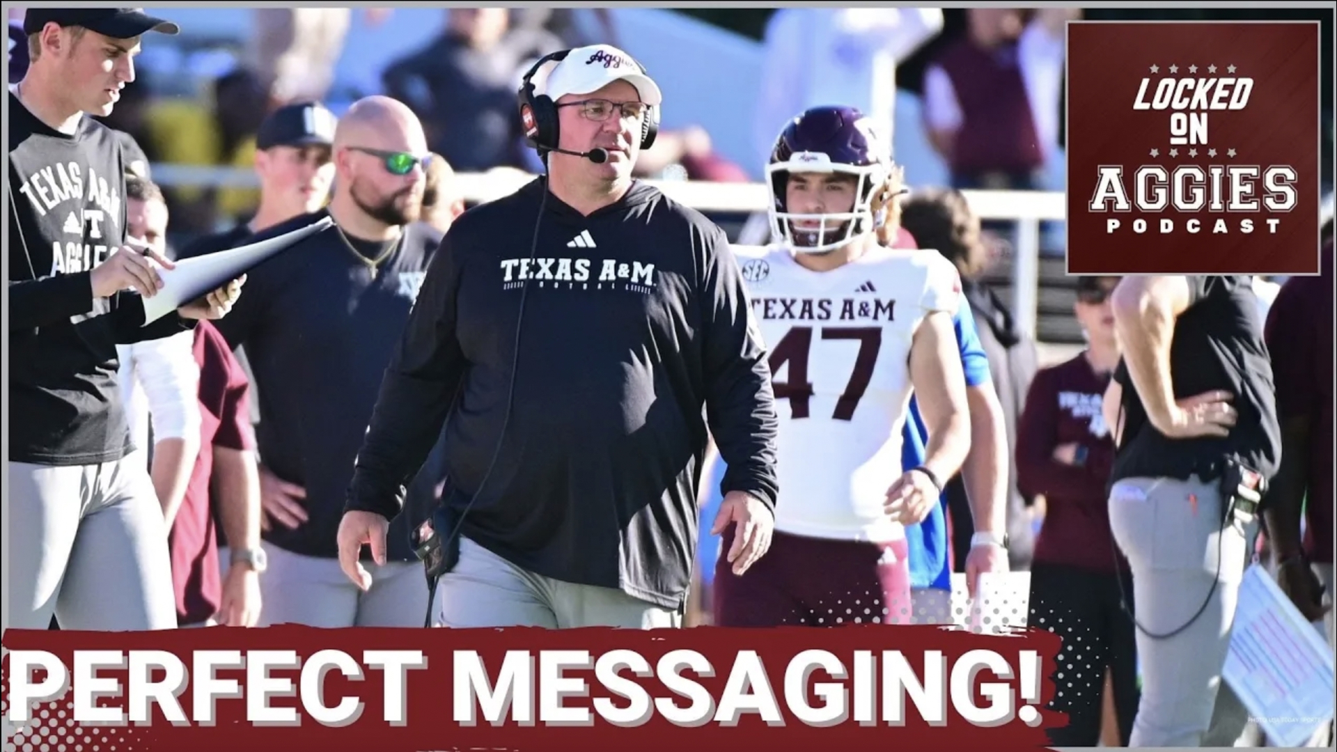 host Andrew Stefaniak talks about why Coach Mike Elko's messaging to his team ahead of the game against South Carolina has been great.