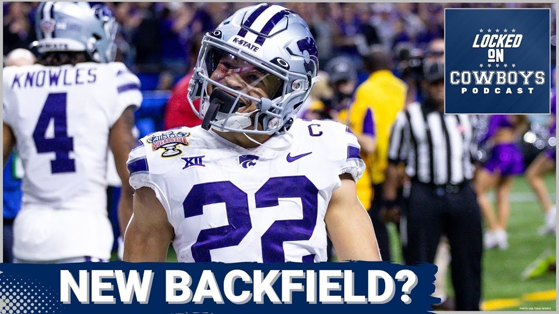 Marcus Mosher and Landon McCool discuss two new additions to the backfield for the Dallas Cowboys. They touch on the selection of Kansas State RB Deuce Vaughn.