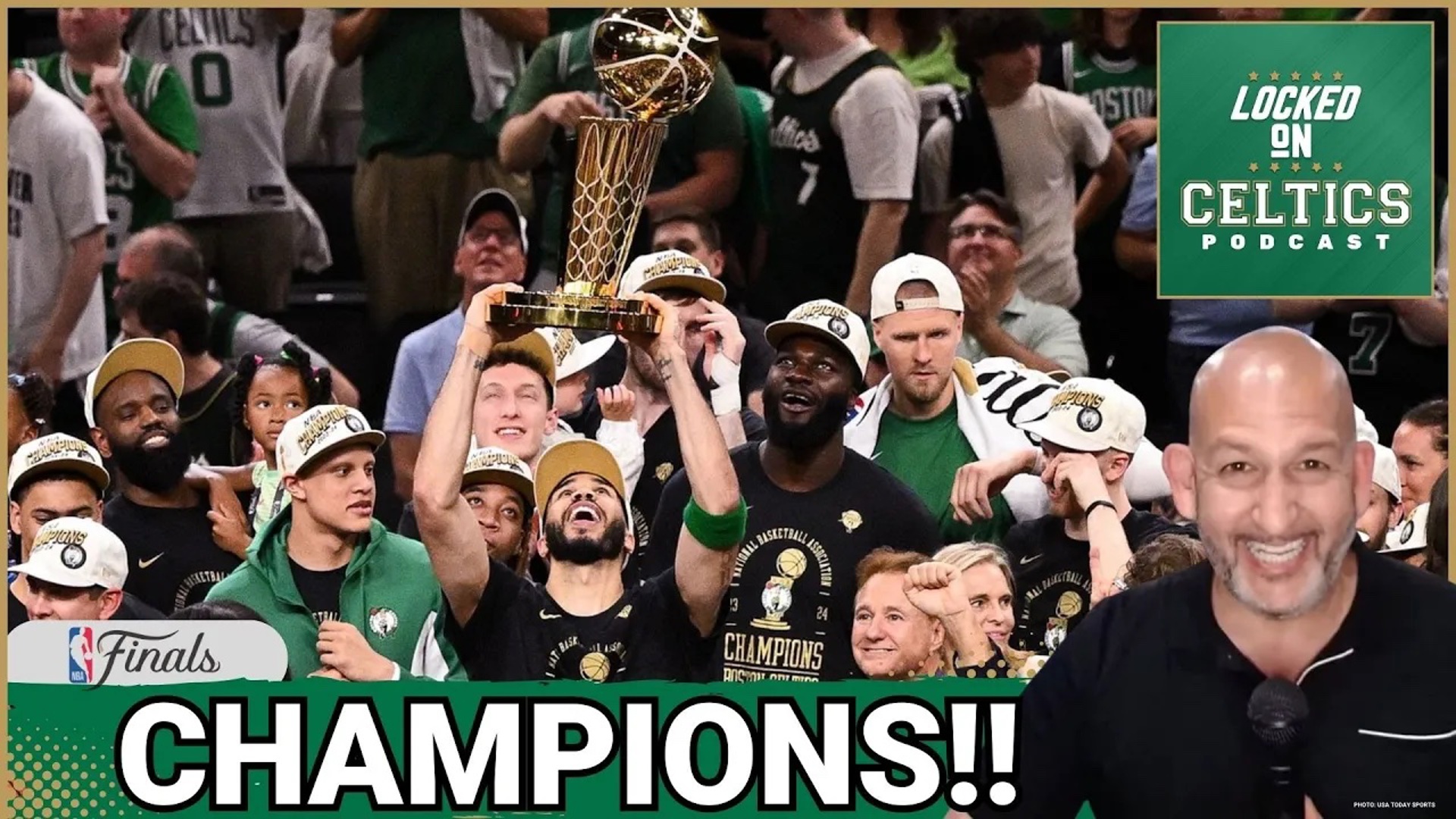 The Celtics cruised to Banner 18 and Jaylen Brown was the MVP. John Karalis of Boston Sports Journal is at the Garden to celebrate.