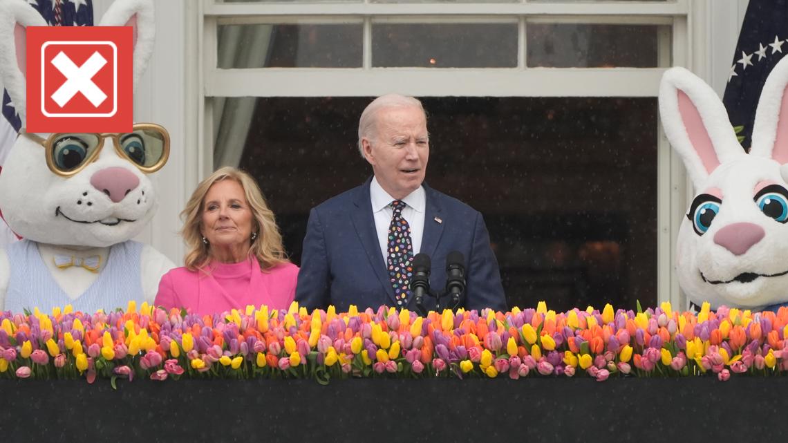 Biden didn't ban religious symbols on Easter eggs - Vimarsana News