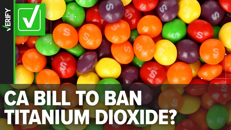 California considers ban on additives in Skittles, other foods