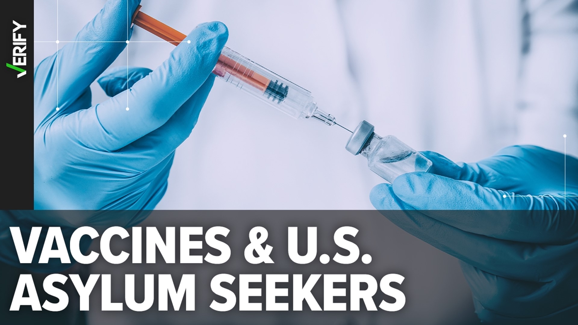 People seeking asylum in the United States are not required to receive routine vaccinations against diseases like polio, smallpox or chickenpox at the border.