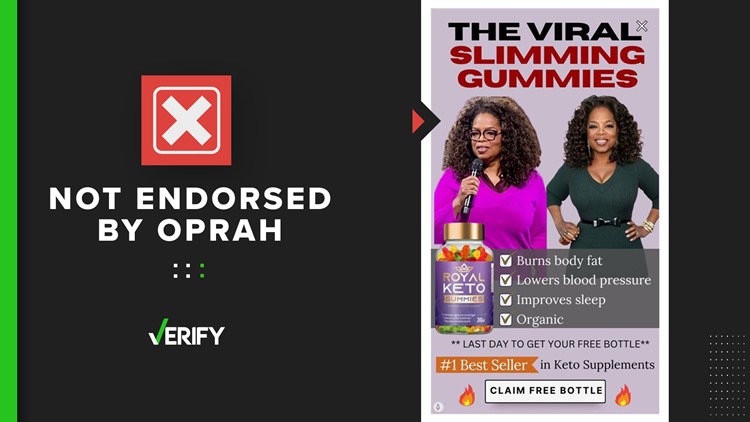 No, Oprah isn’t selling or endorsing weight loss gummies