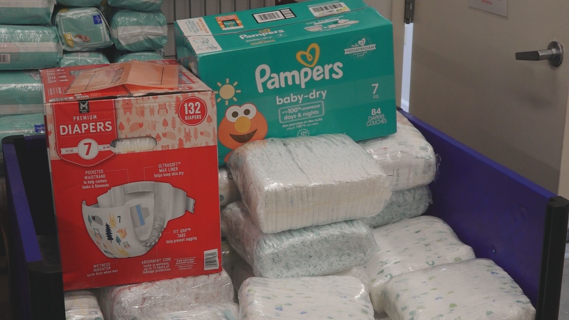 Diapers can cost up to $100 per month, and babies need six to 10 diapers per day.