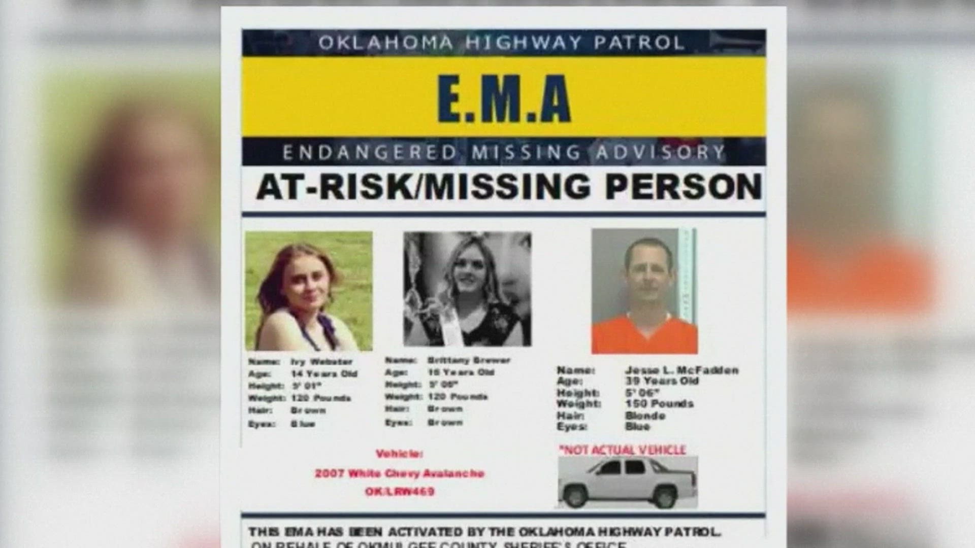 The local Oklahoma sheriff said the bodies included the suspected remains of two missing teens and a convicted sex offender who was believed to be with them.