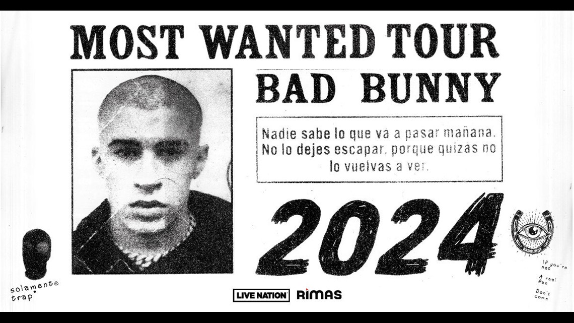 Bad Bunny Tickets & 2024 Most Wanted Tour Dates