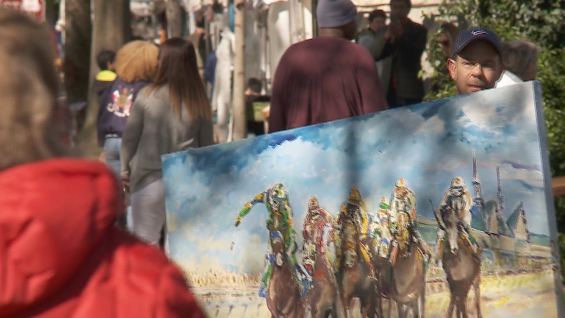 Annual Cherokee Triangle Art Fair brings crowds to Highlands