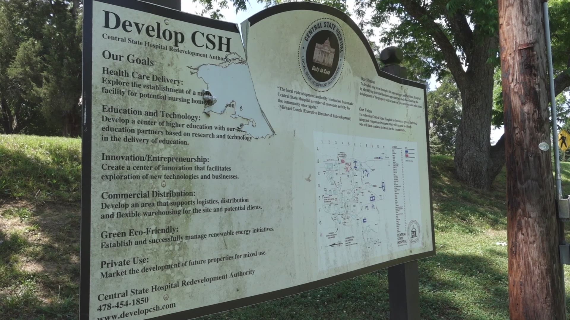 Milledgeville was once home of one of the world's largest mental hospitals