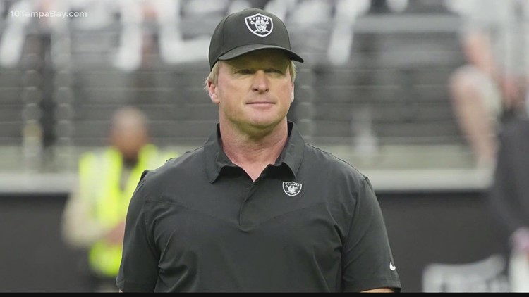 Jon Gruden present for QB Carr's early work with Saints, AP source says