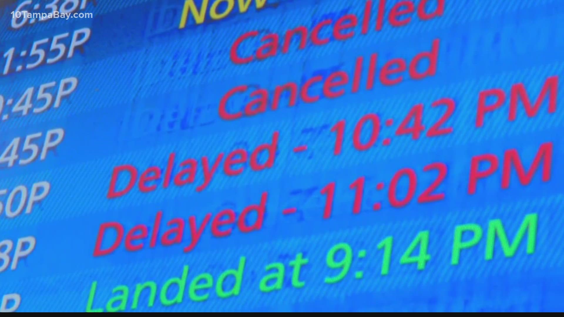 Air Traffic Control issues and disruptive weather have led to many canceled Southwest Airlines flights.