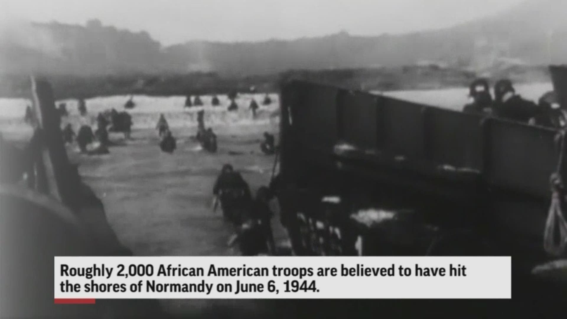 Johnnie Jones Sr., one of only 2,000 African American troops to come ashore on D-Day, recalls his service in a military segregated by race. (AP)