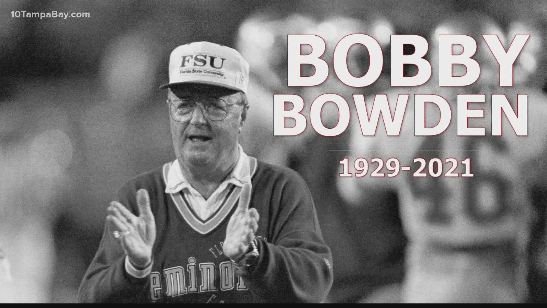 FSU football legend Bobby Bowden dies at 91 | wwltv.com