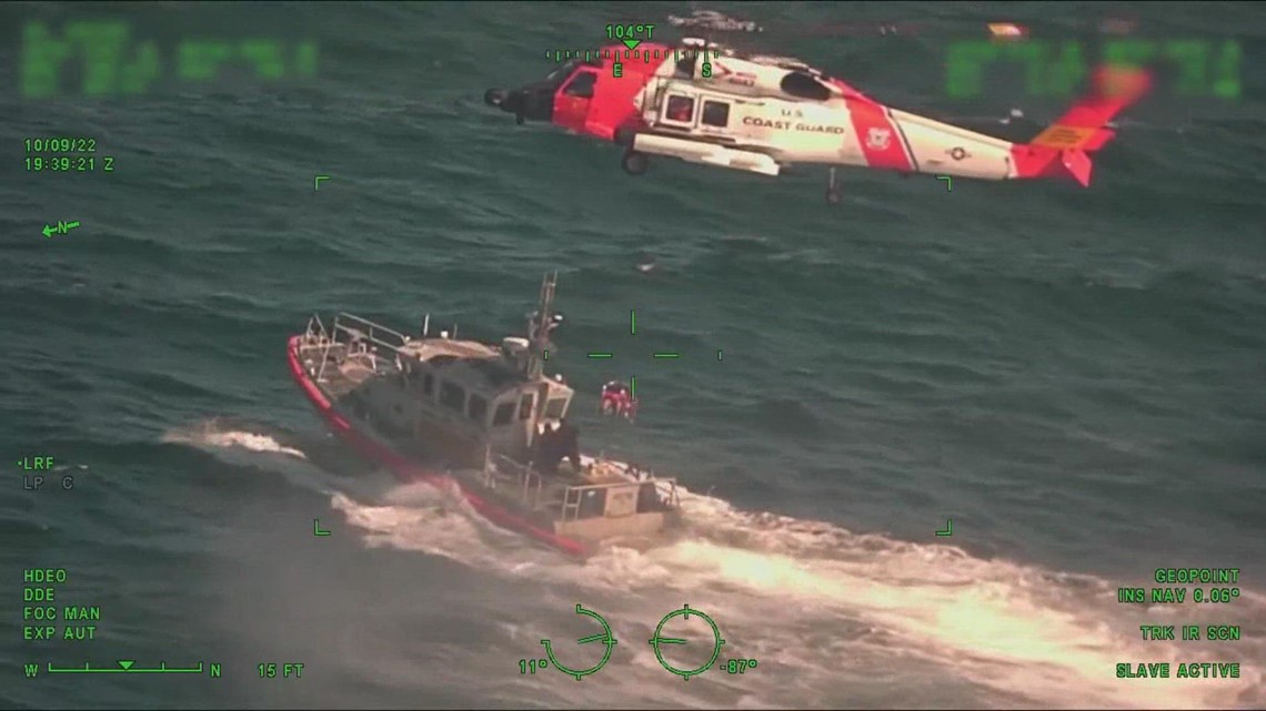 New details emerge in Coast Guard rescue of boaters in sharkinfested