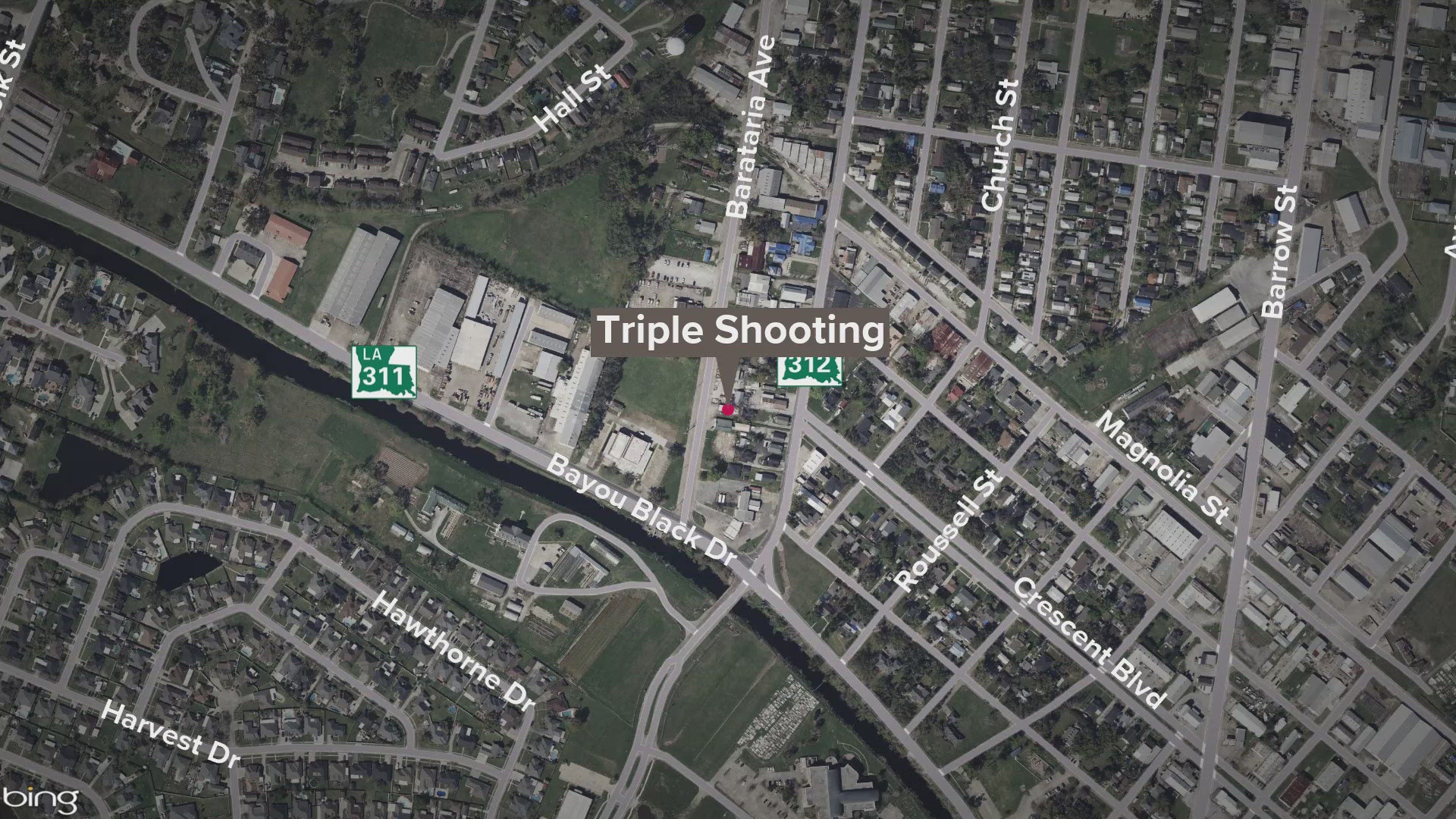 Three people wounded in shooting at Thirsty's Bar.