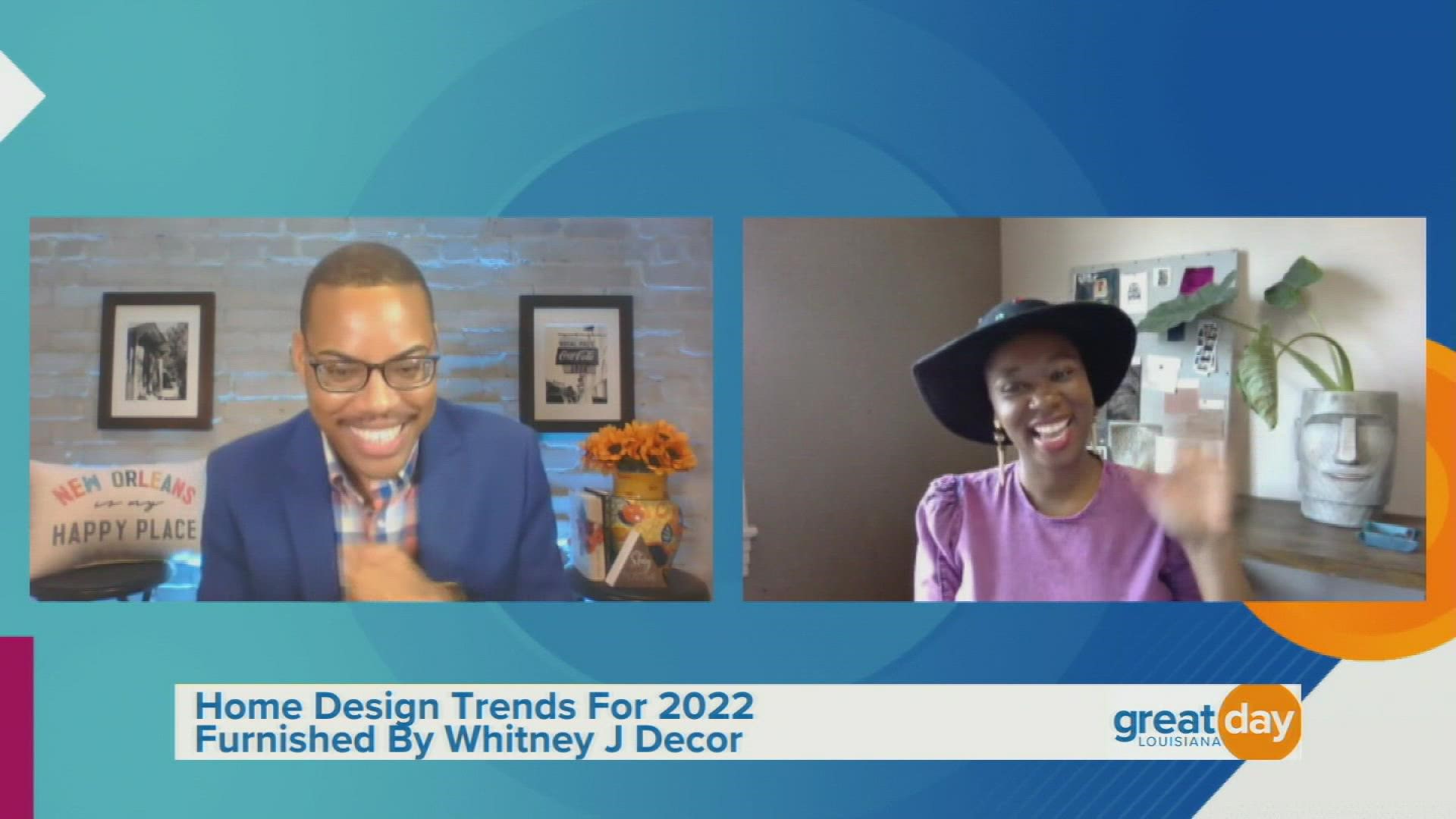 Interior designer Whitney Jones of Whitney J Decor shared tips on how to refresh your home for 2022.