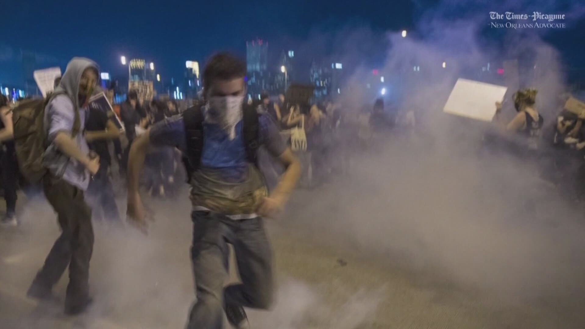 A suit has been filed against the NOPD for its use of tear gas at protestors on the Crescent City Connection last summer during civil rights protests.
