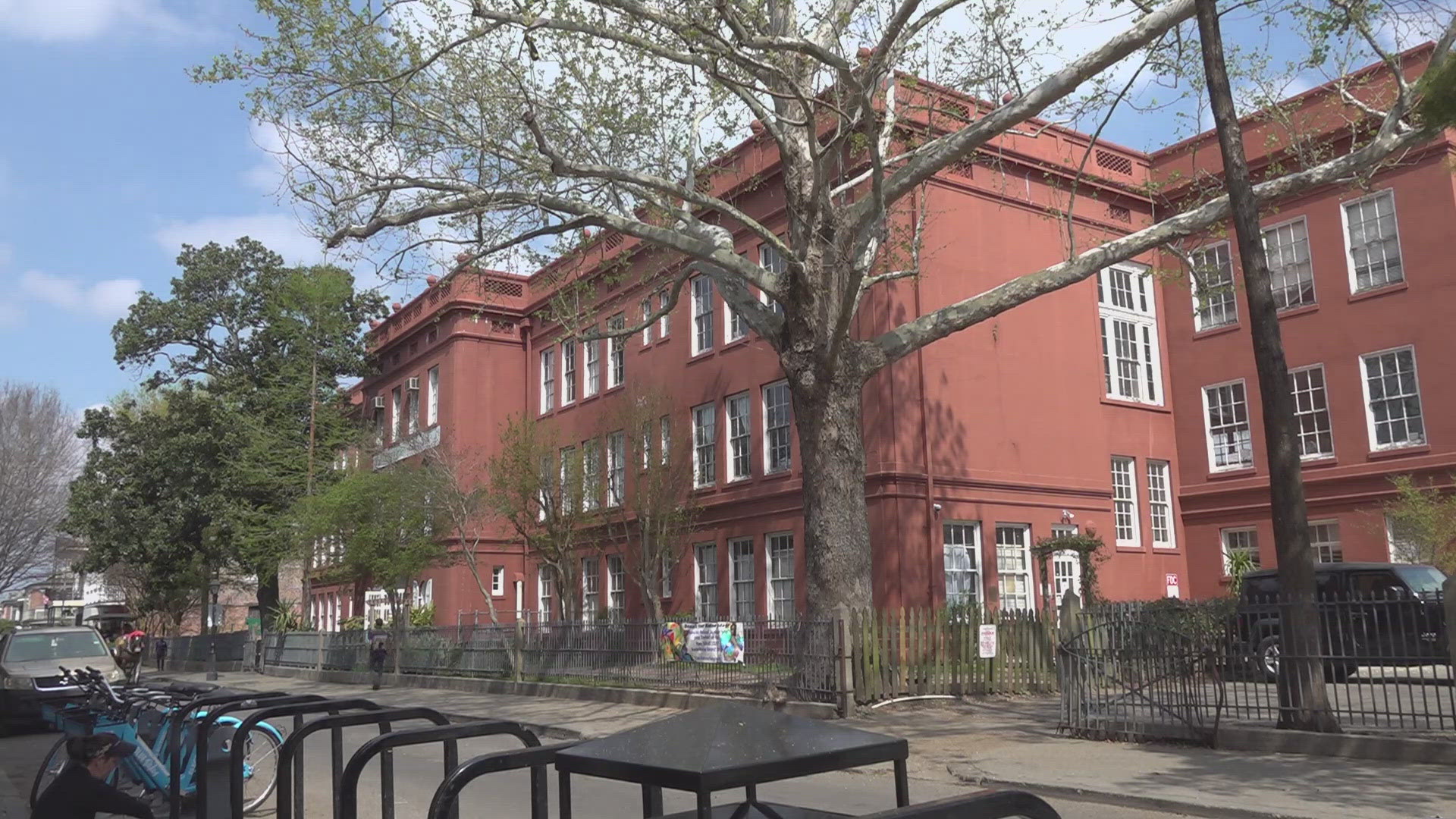 New Orleans Public Schools announced a French immersion school will move some of their students into the little red school house building on St. Philip Street.