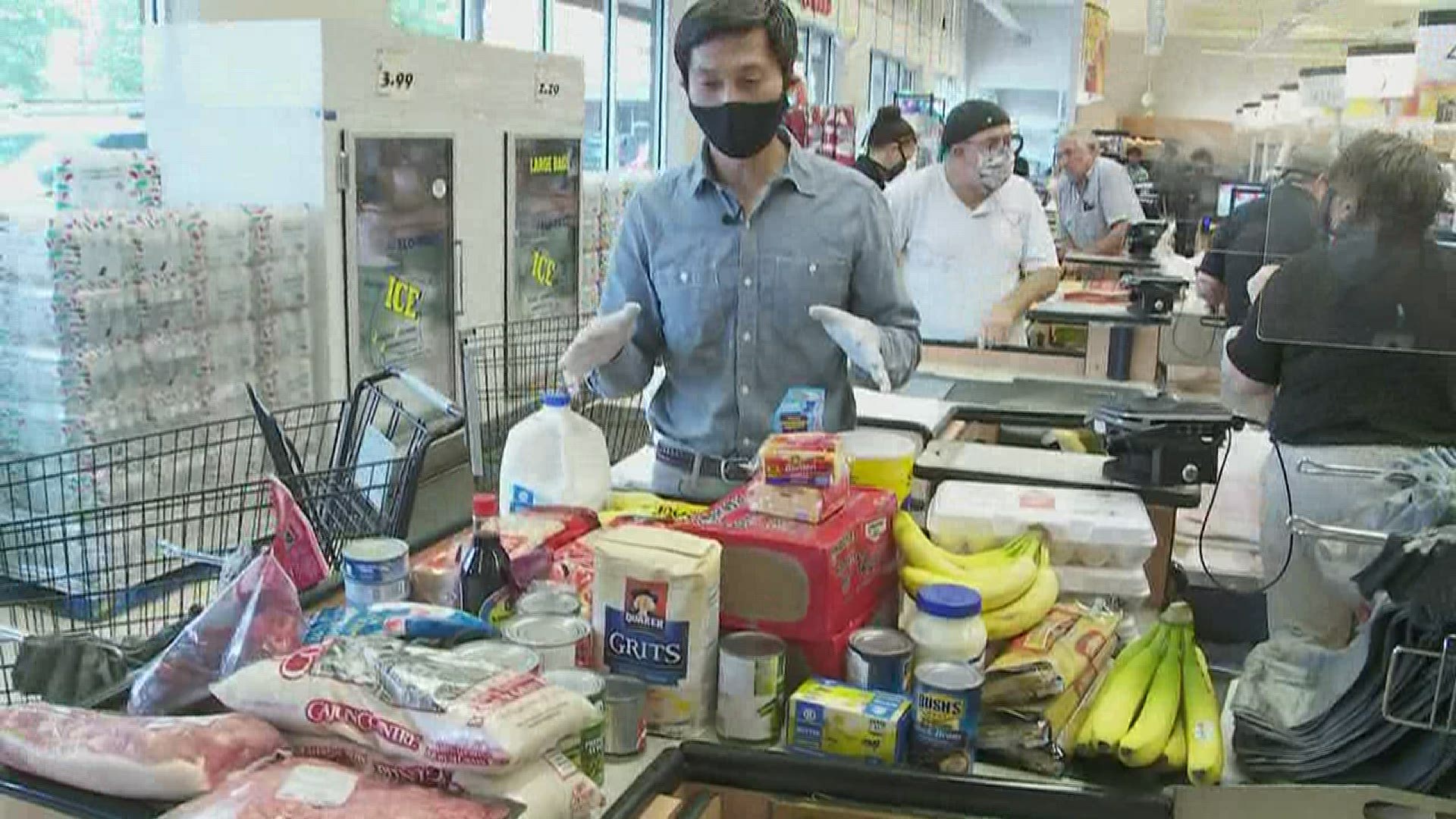 Thanh Truong shows a way to shop thrifty on a SNAP-style budget to feed a family of 4 for a week.