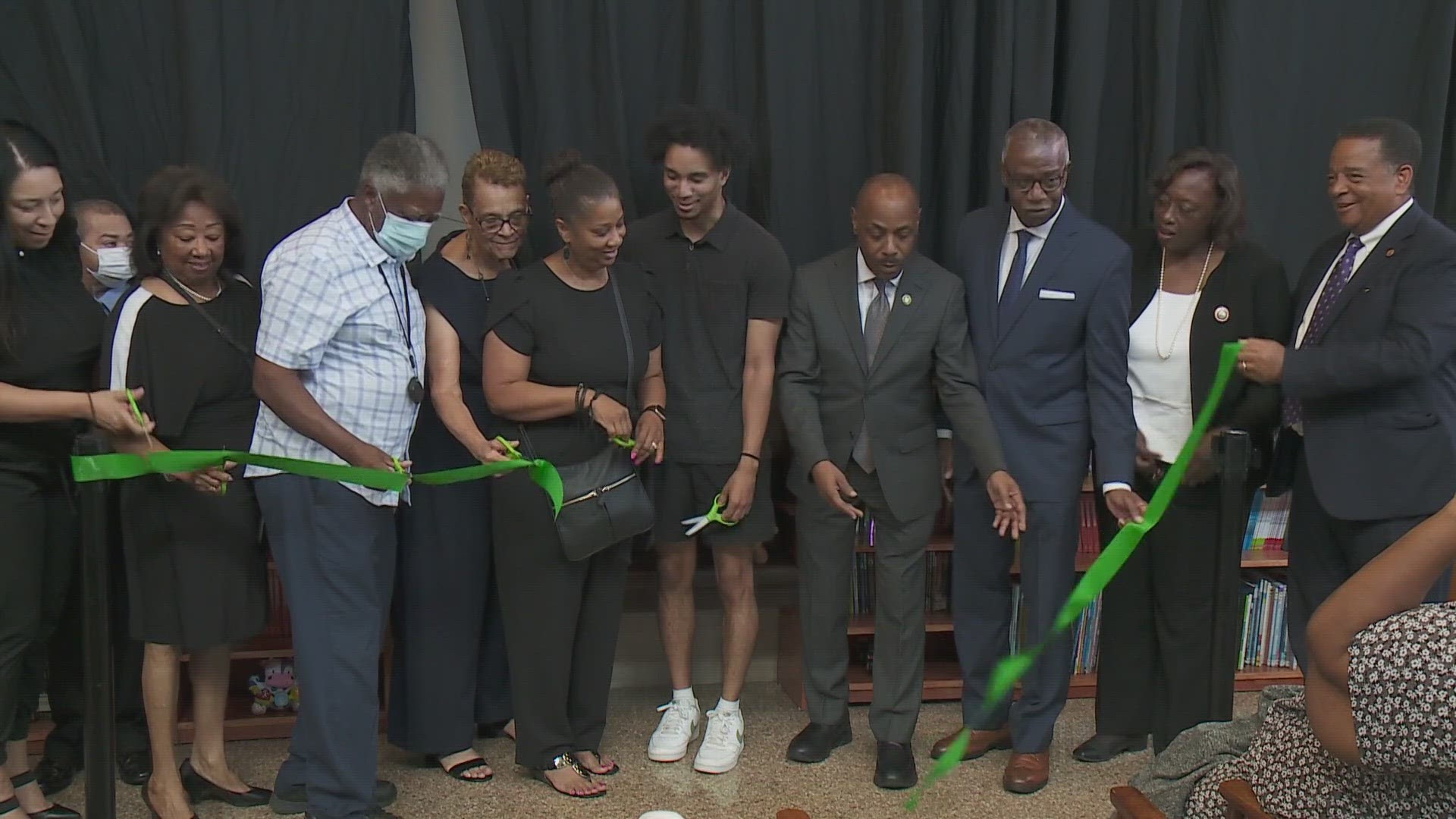 The library was dedicated to the late Orleans Parish Juvenile Judge Tammy M. Stewart