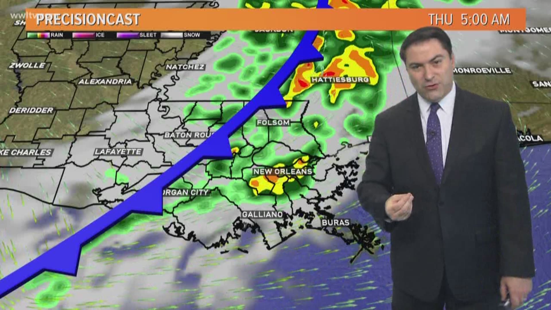 Meteorologist Dave Nussbaum says it will be a sunny and warm day with rain returning on Thursday Morning.