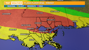 Storms continue Friday with more rain expected Saturday