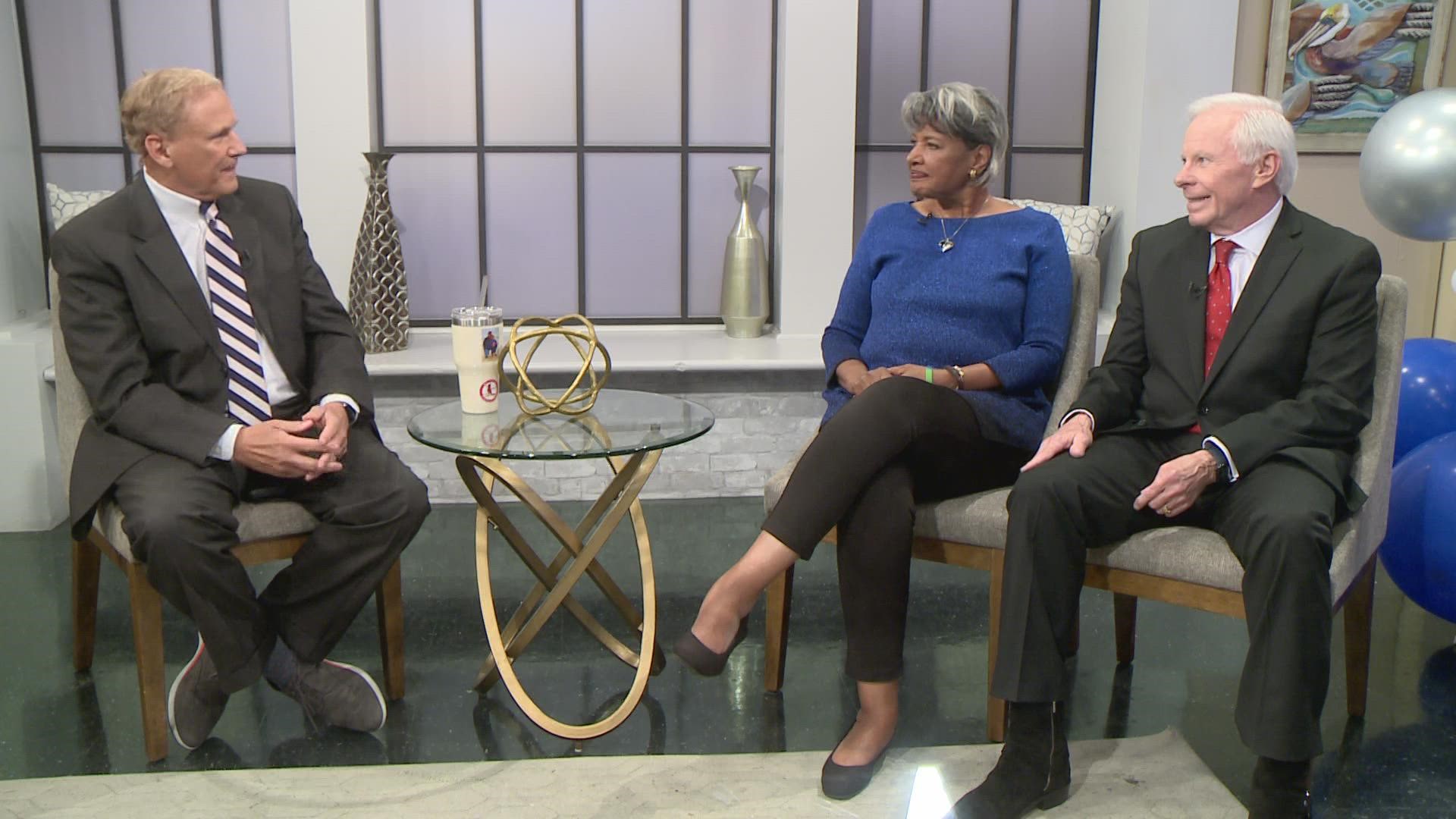 WWL-TV legends Sally-Ann Roberts and Dennis Woltering join Eric Paulsen to talk about some of the history of WWL-TV.