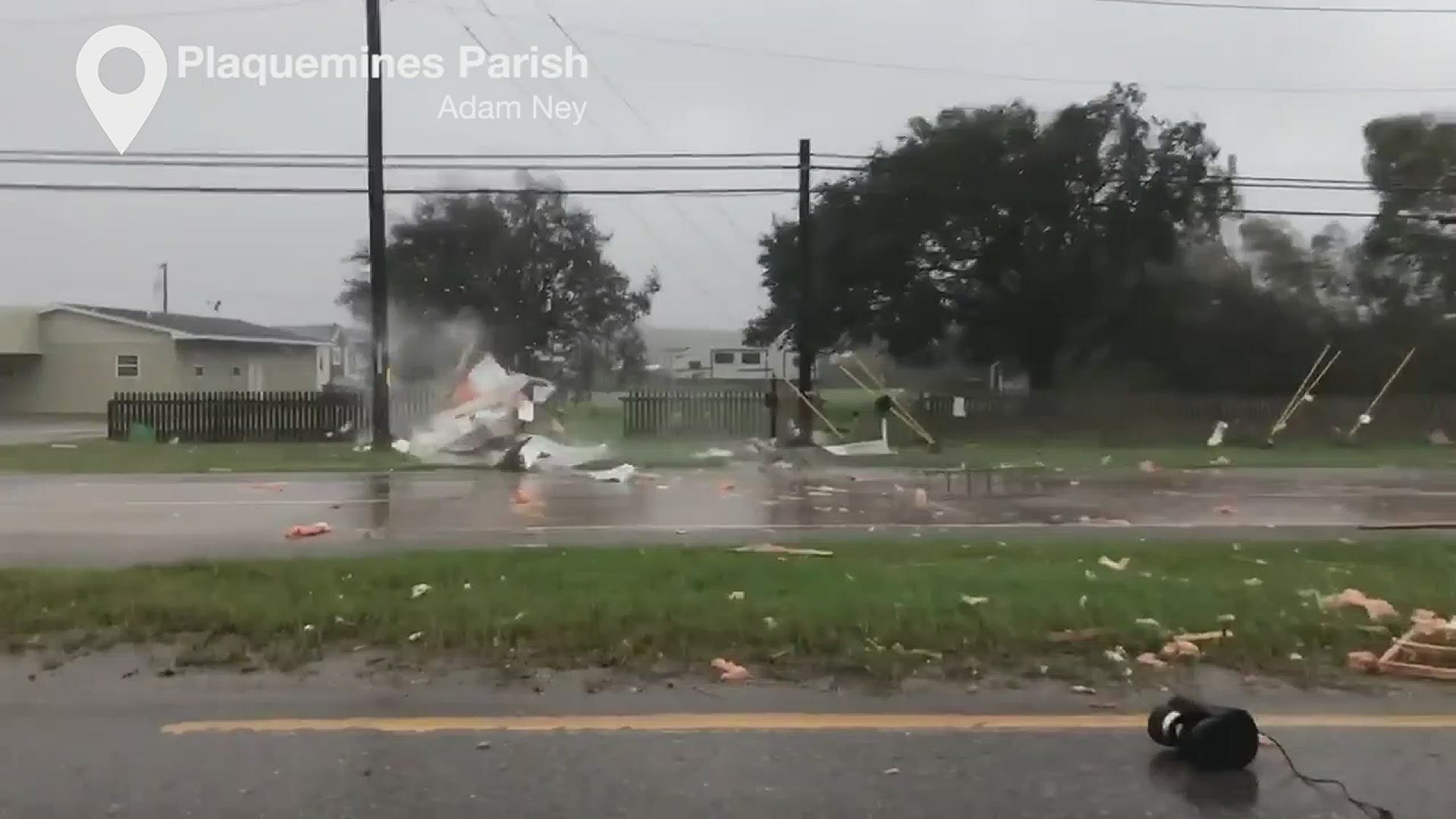Viewers and reporters sent in video from across southeast Louisiana showing Hurricane Zeta's power.