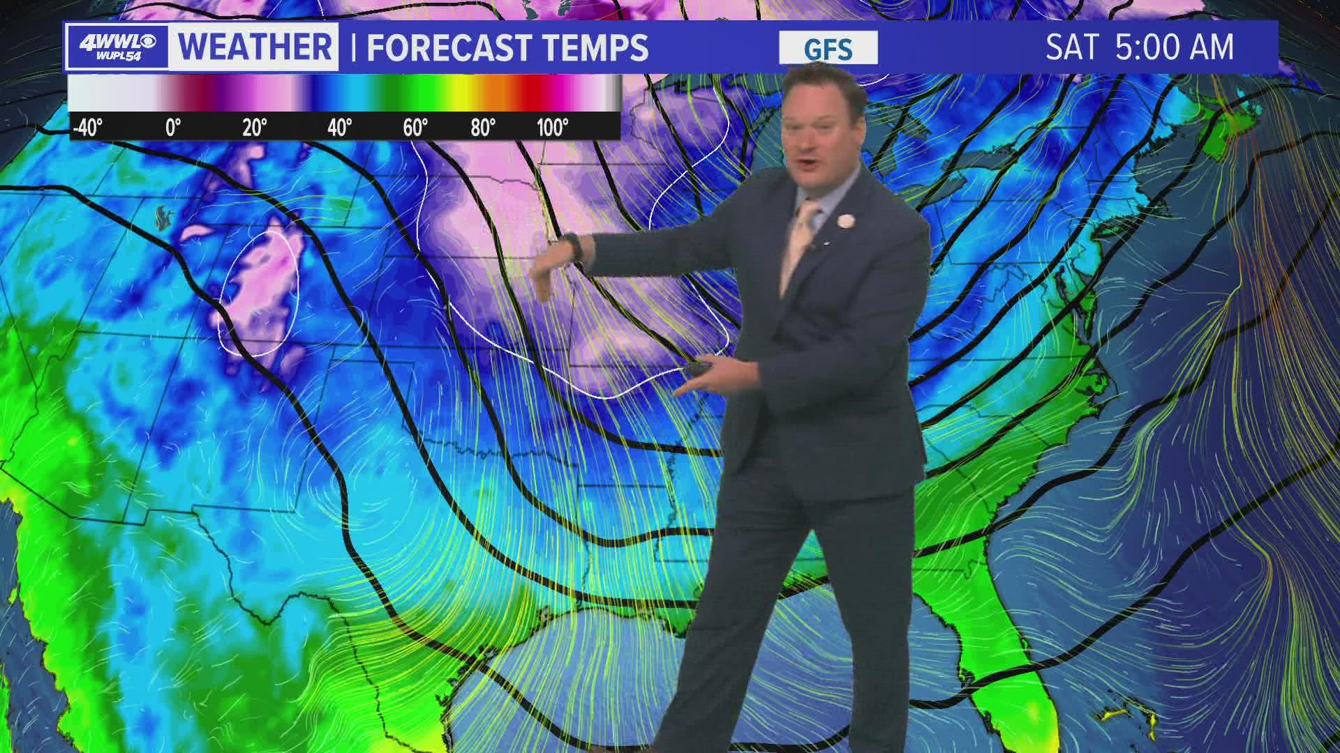 Weather: Brief Warm Up Thursday Before Two Cold Fronts | wwltv.com