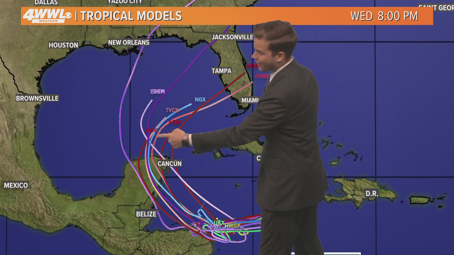 There are no threats to Louisiana, but Florida should monitor the forecast next week