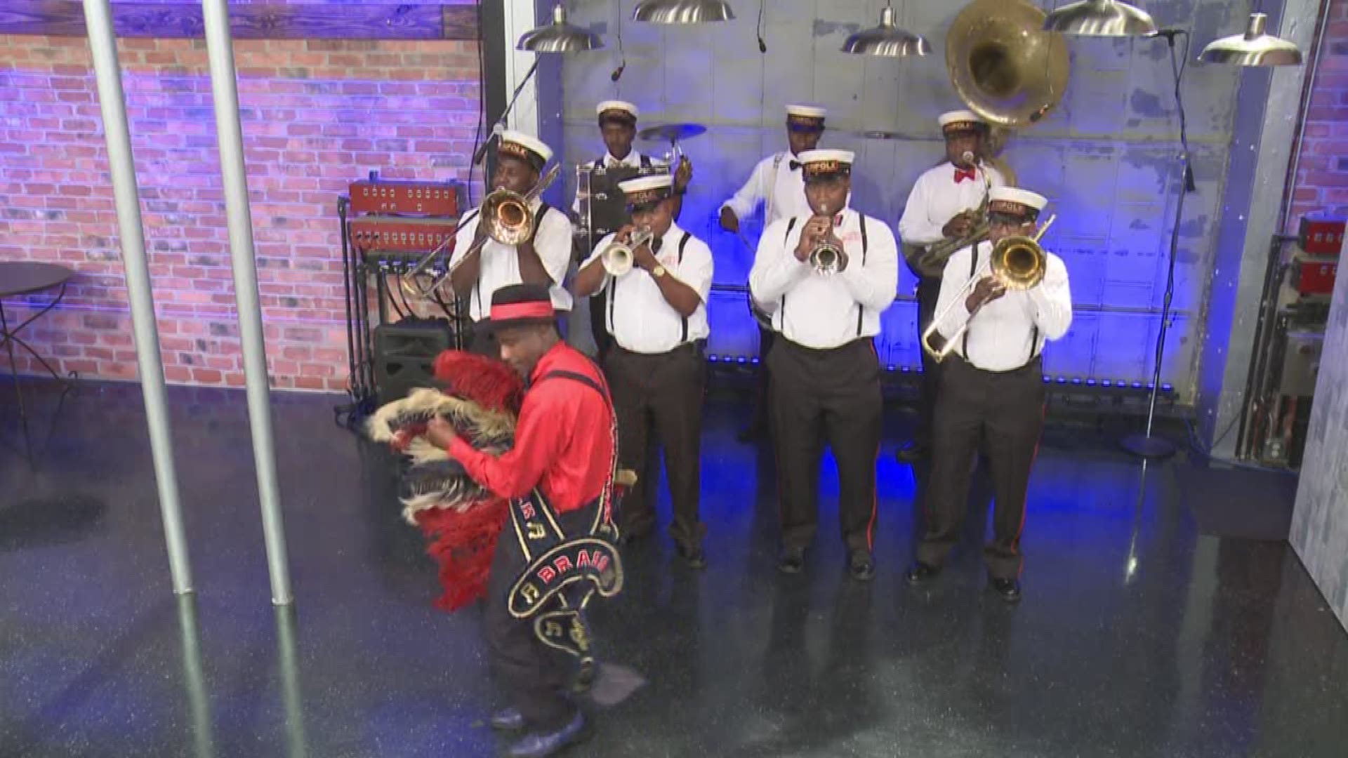 The Kinfolk Brass Band is performing at the annual Love in the Garden event at the New Orleans Museum of Art this Friday night inside the Sculpture Garden.